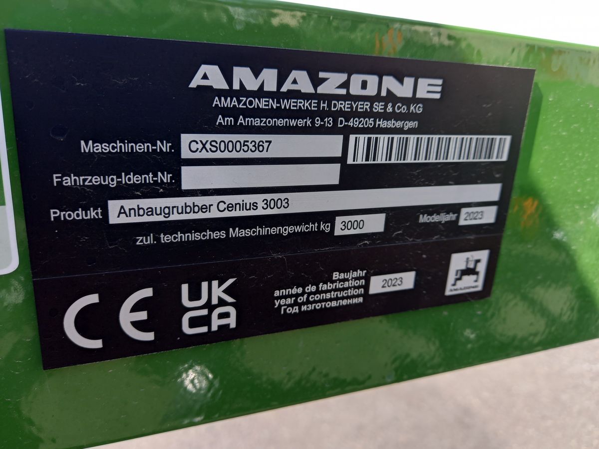 Amazone CENIUS 3003 MULCHGRUBBER
