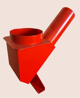 Gruber Einlaufkasten/Einlauftopf für Schnecke 100 mm Ø
