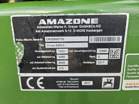 Amazone Cirrus 6003-2