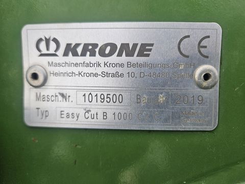 Krone Easy Cut B 1000 CV Collect + EC F 320 CV Pull