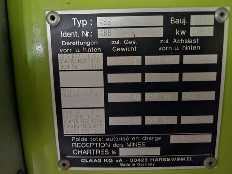 Claas Jaguar 840