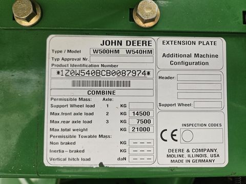 John Deere W540