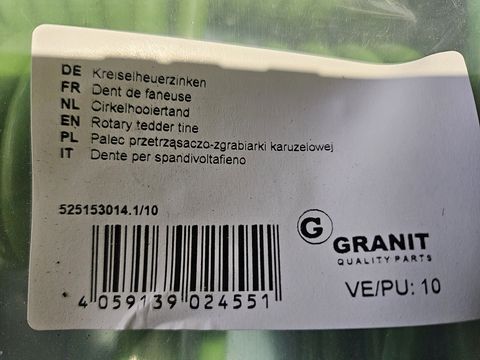 Sonstige Granit Kreiselheuerzinken zu Krone 40Stk.