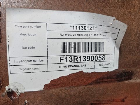 Sonstige W14Lx28 10-Loch zu Arion 5+6 vorne