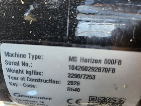 Geringhoff Mais Star Horizon MSH 870FB mit 4-Schaltgetriebe