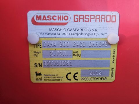 Maschio DMR 3000 + DAMA 300