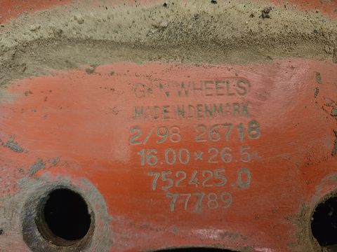 Trelleborg 500/60-26.5 auf Felgen 6-Loch zu Lexion/Tucano