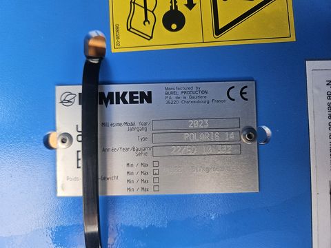 Lemken Polaris 14/3000 Isobus Wiegestreuer