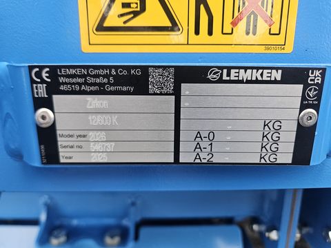 Lemken Zirkon 12/600 K