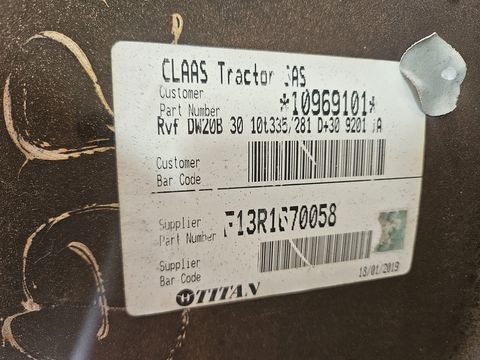 Sonstige DW20Bx30 10-Loch zu Axion 800 mit Carraro VA