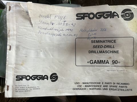 Sfoggia Gamma 90 4-reihig