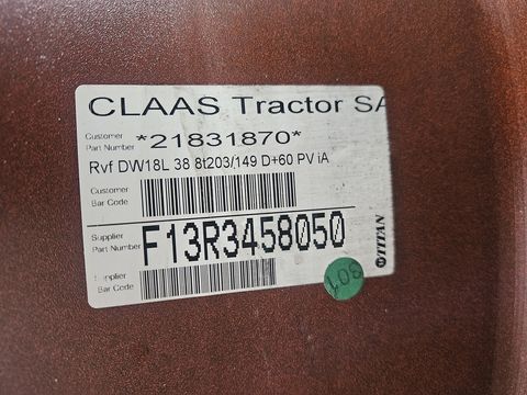 Sonstige DW18Lx38 8-Loch zu Arion 400 hinten