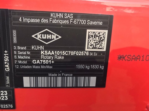 Kuhn GA 7501+