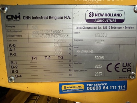 New Holland BB 1290 RC HIGH DENSITY