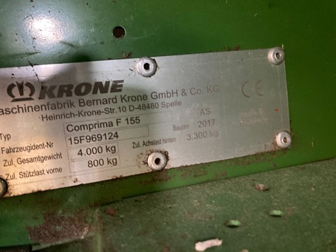 Krone COMPRIMA F 155 XC