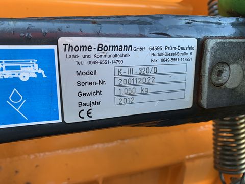Thome Bormann Schneepflug K-III-320/D