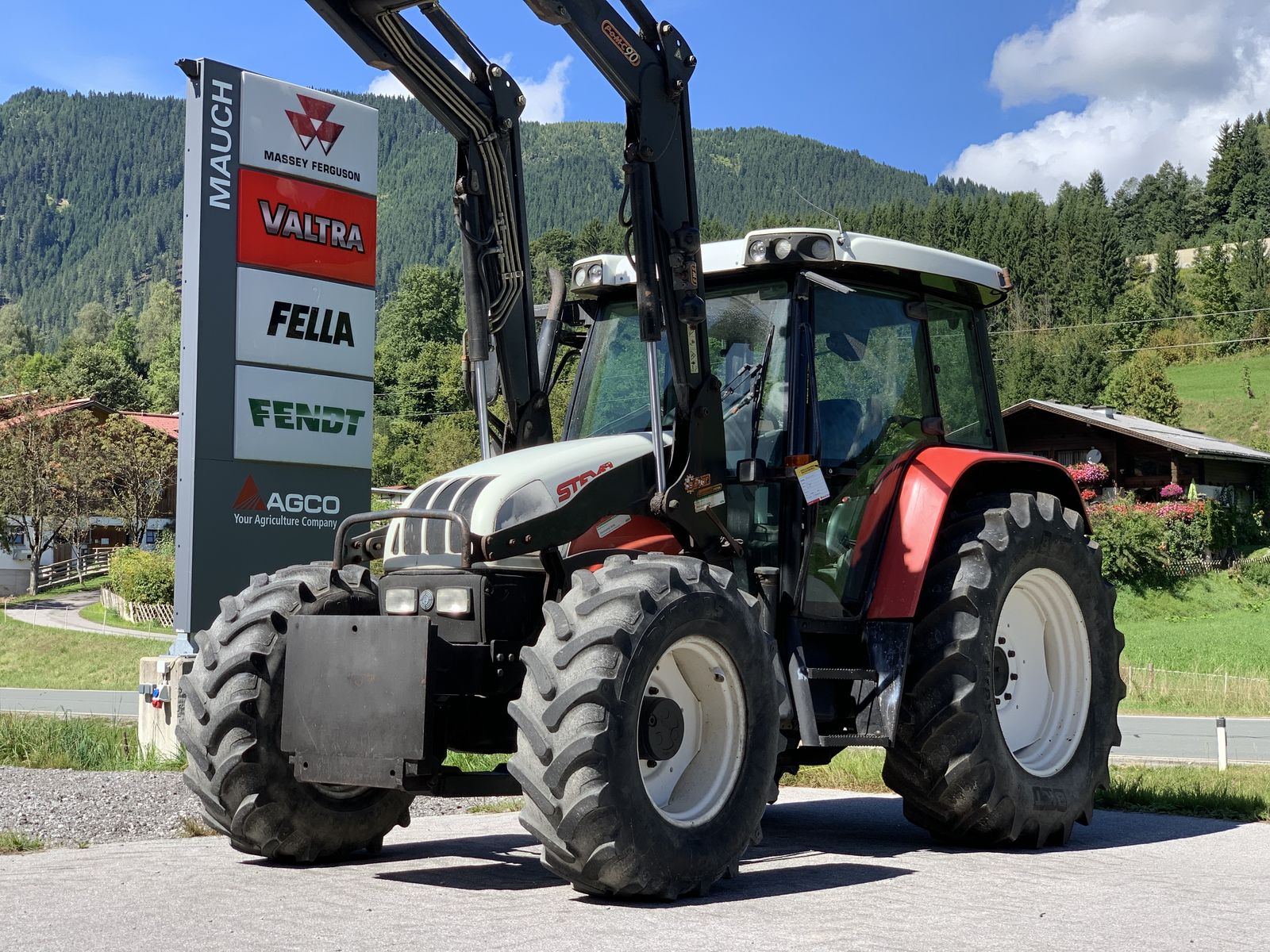 Steyr 9090 + Hauer FL 1