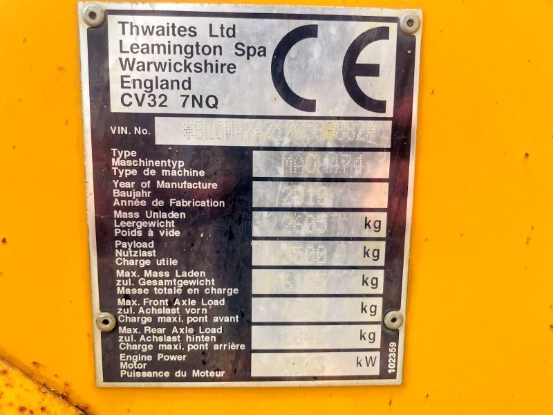 Thwaites Mach 474 3