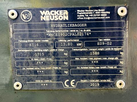 Neuson ET16