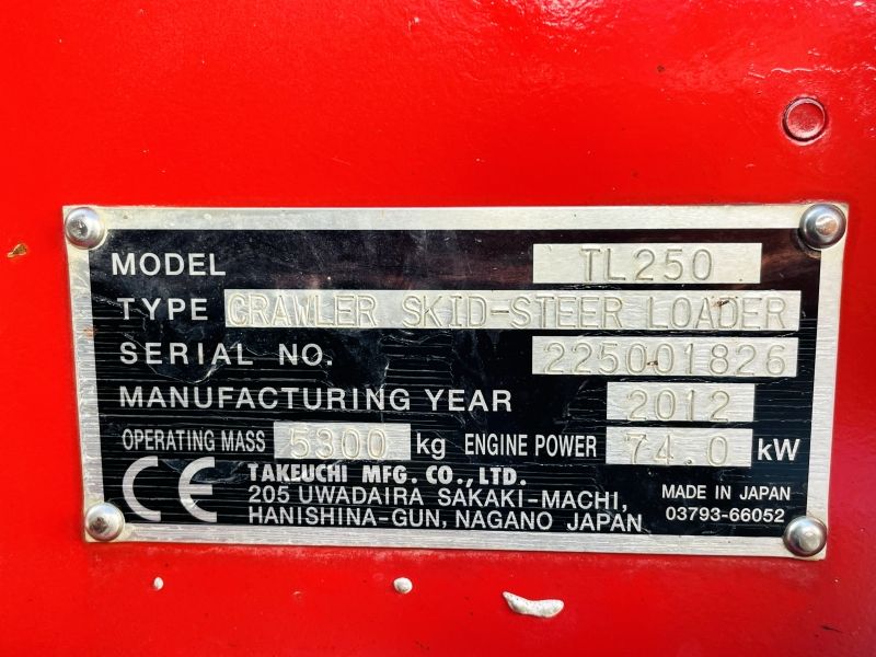 Takeuchi TL250 3