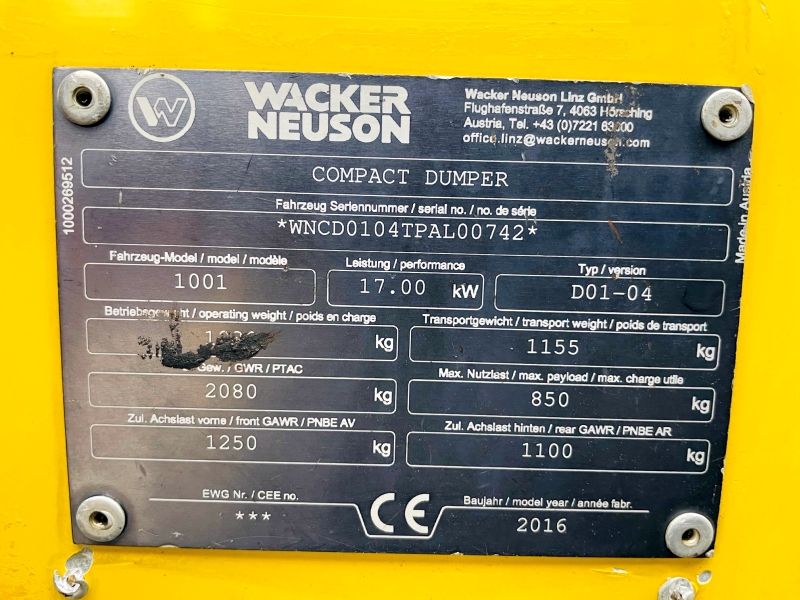 Neuson 1001 3
