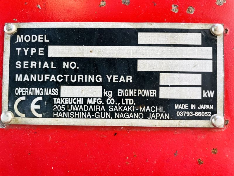Takeuchi TB216 3