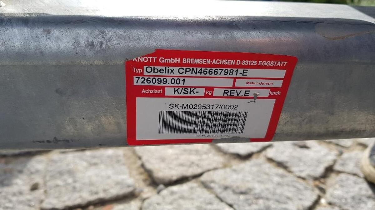 1-Achs Anhänger Chassis 2