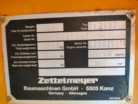 Zettelmeyer ZL2002
