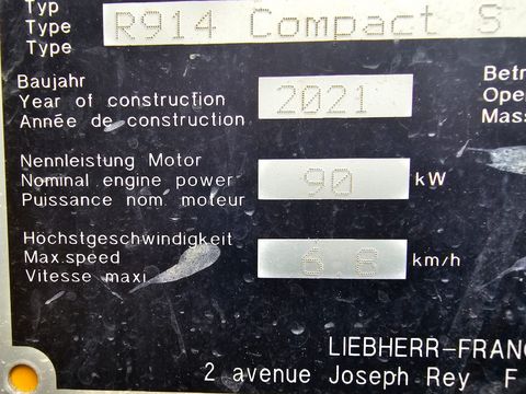 Liebherr R914 Compact S
