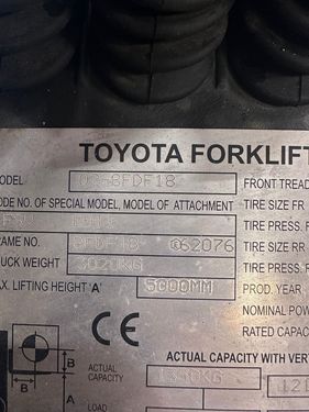 Toyota 8FDF18