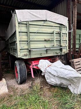 Hummel-HKD-12/ 3-Seiten-Kipper mit Abdeckplane u 2