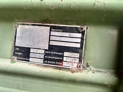 Hummel-HKD-12/ 3-Seiten-Kipper mit Abdeckplane u 3