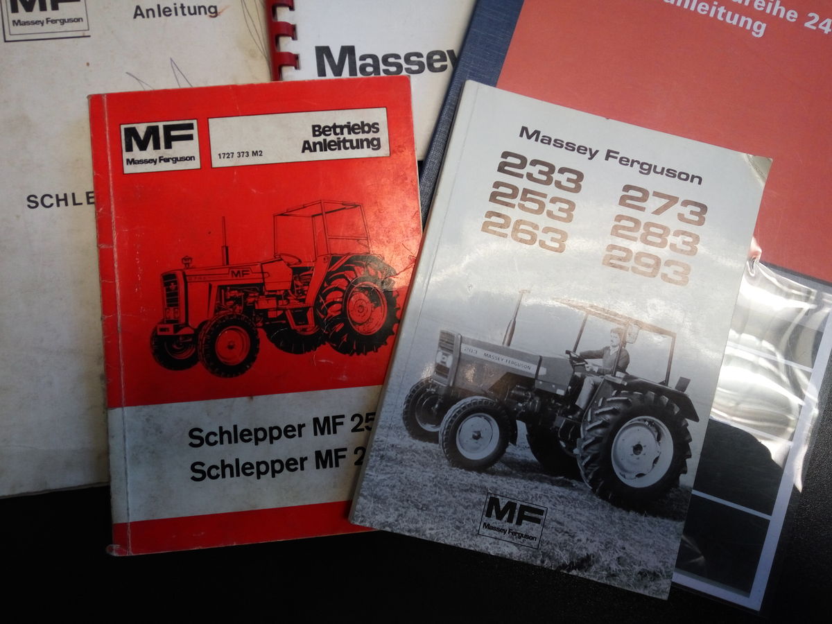 Massey Ferguson Betriebsanleitung Traktor MF 233 253 263 273 283 293 . 