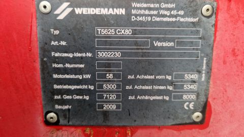 Weidemann T 5628 CX80