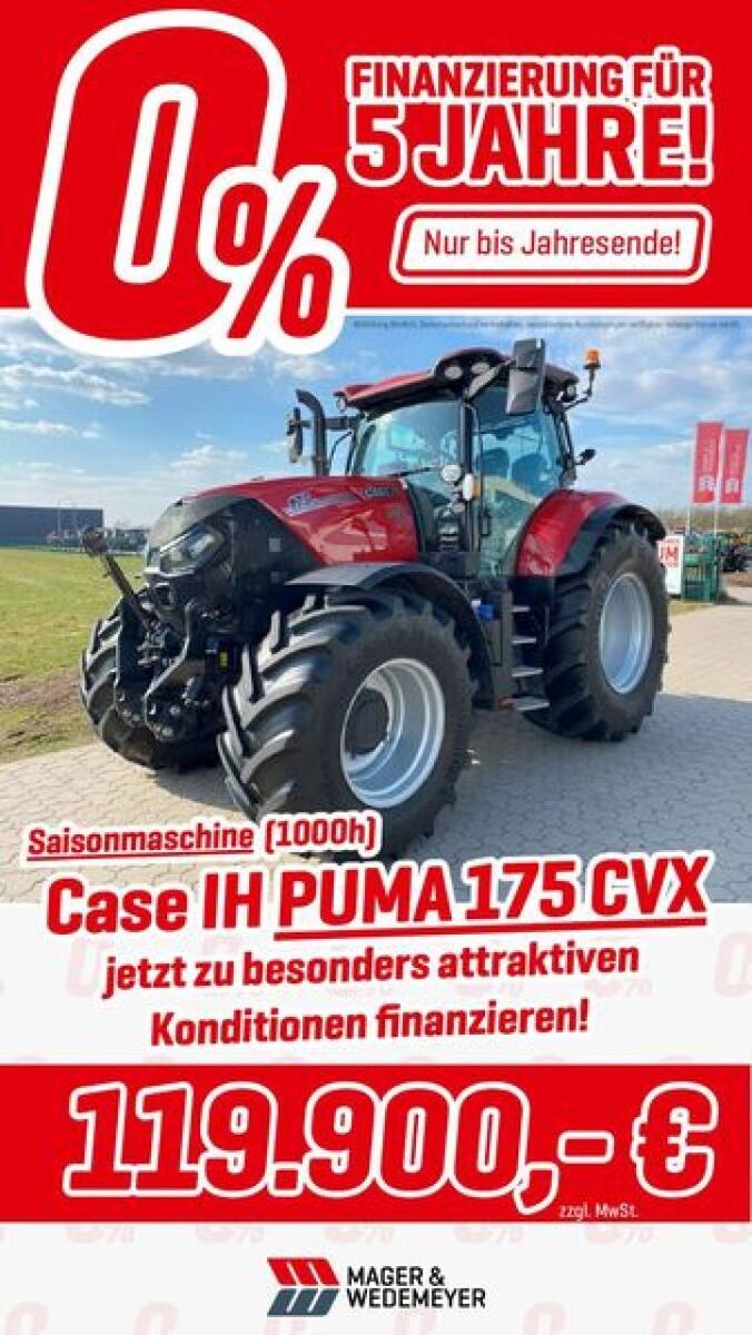 Case IH PUMA CVX 175 - 0,0% FINA 5 JAHRE ! 1