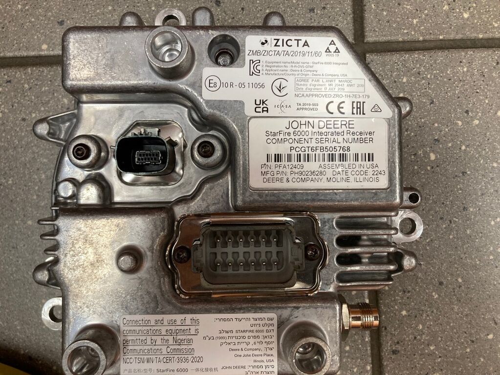 John Deere SF6000 integriert 3
