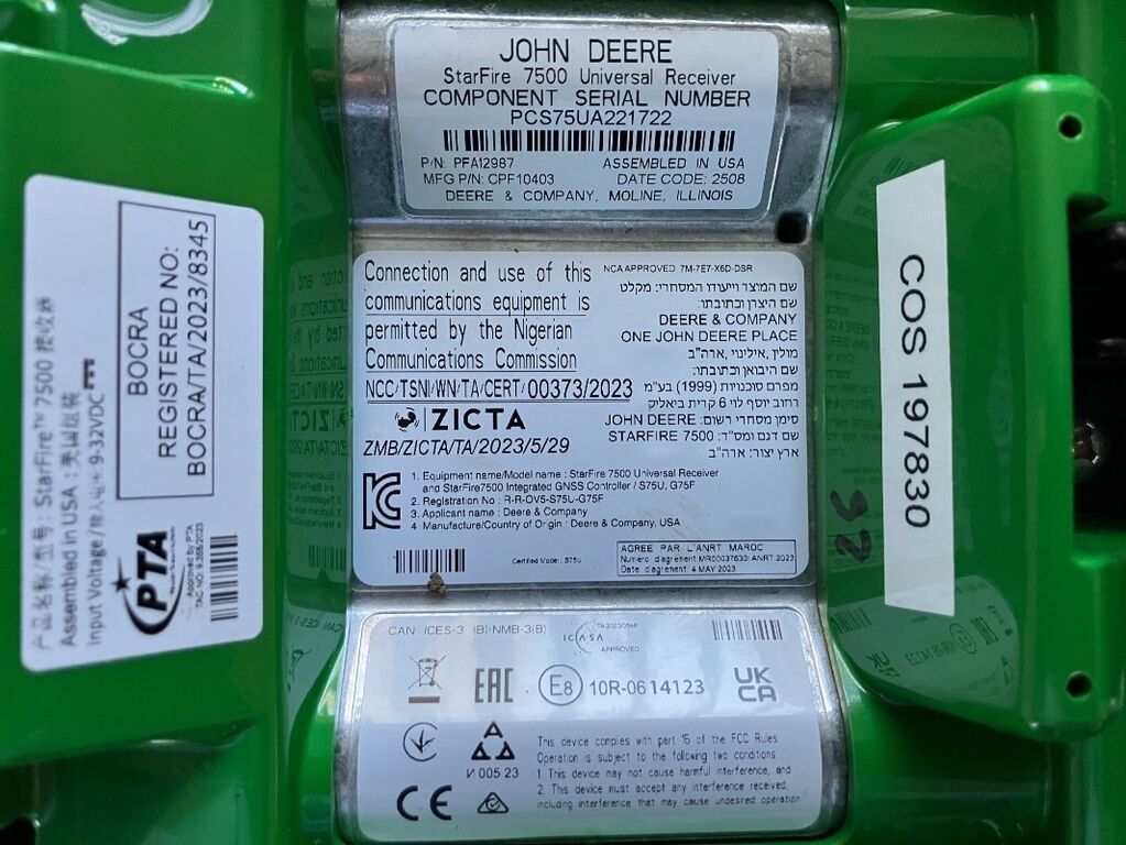 John Deere SF7500 3