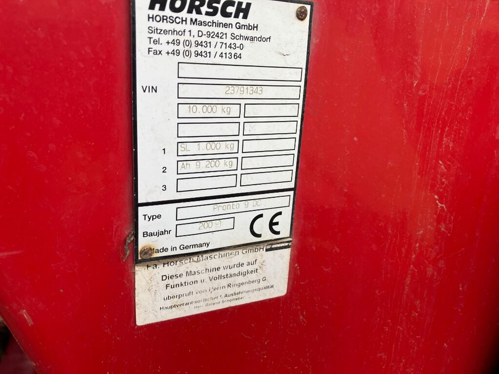 Horsch PRONTO 9 DC 2