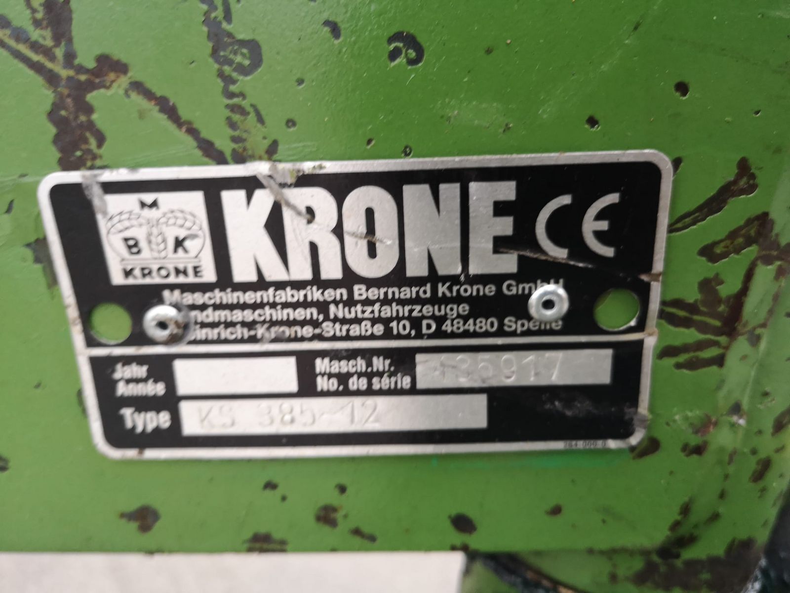 Krone KS 3.85 / 12 3
