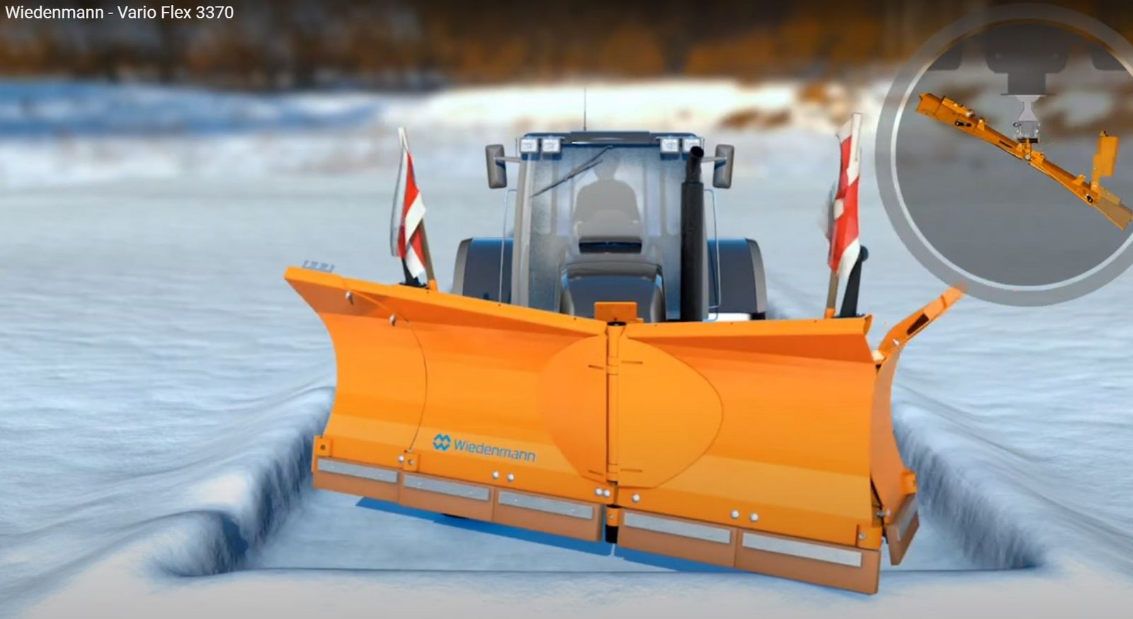 Wiedenmann Schneepflug Wiedenmann VarioFlex 3370 3