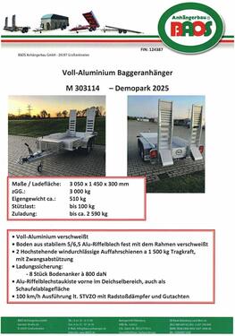 Sonstige BAOS Baggeranhänger