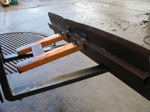 Schneeschild / Schild aus Stahl  3