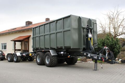 Pronar T 285 Hakenlift-Anhänger 21to Boogie-Fahrwerk