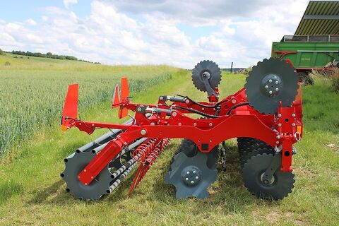 Unia Ares XL 3 Kurzscheibenegge Rohrstabwalze 3m 2