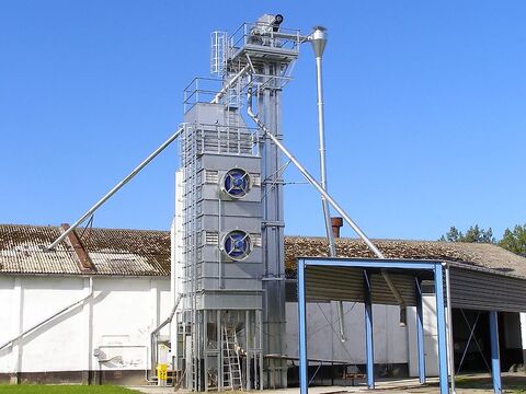 OBI 500 Satztrockner Getreidesilo Trommelreinige 2