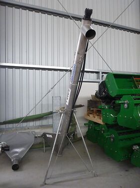 Überladeschnecke T 206/5 Edelstahl starr 3 m Ø 1 3