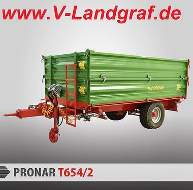 Pronar T 654/2 Einachser Dreiseitenkipper 6 to Auflaufb 3