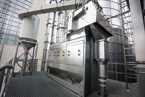 Unia SUN 40 Trommelsiebreiniger 40to/h, 7,5m³ Si 2