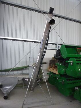 Überladeschnecke T 206/5 Edelstahl starr 3m Ø 14 3