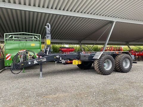 Pronar T 285 Hakenlift-Anhänger 21 to Boogie-Fahrwerk